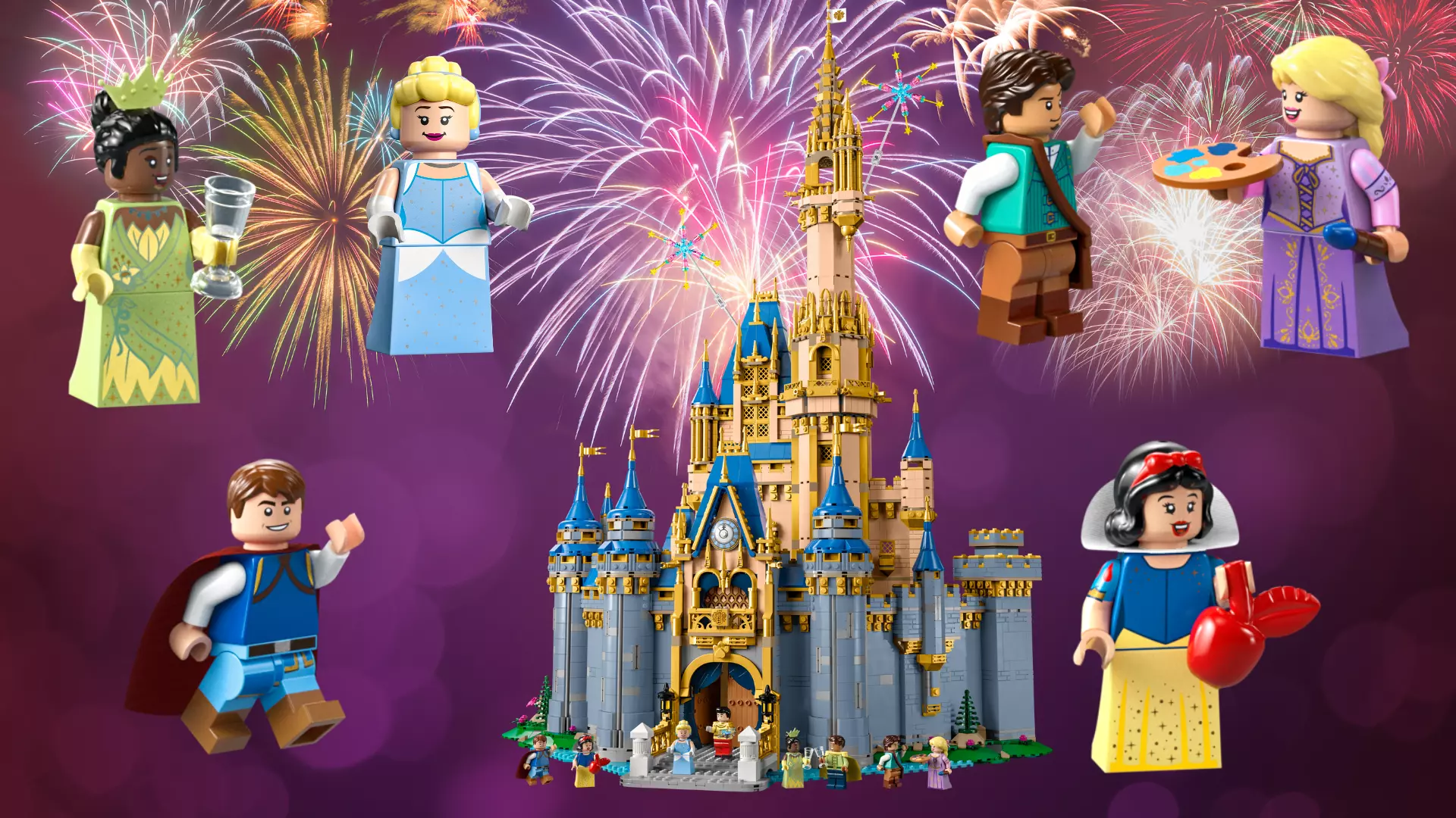 Un nouveau chateau Lego pour les 100 ans de Disney. - Montage Tout Disney // Source : Lego